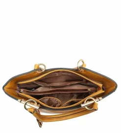 Tote Bags*Kitise Dog Charm Rommy Tote Handbag Shoulder Bag With Strap Black
