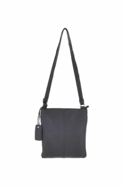Cross-Body Bags*Ashwood Leather Dolly' Zip Top Leather Cross Body Bag Black
