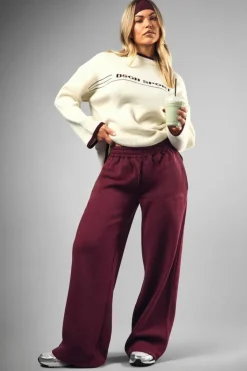 Oversized Jumpers|Dsgn Studio*boohoo DSGN Sport Oversized Crew Neck Knitted Jumper cream