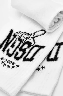 Tights & Socks|Tights & Socks*boohoo Dsgn Studio Sports Sock white