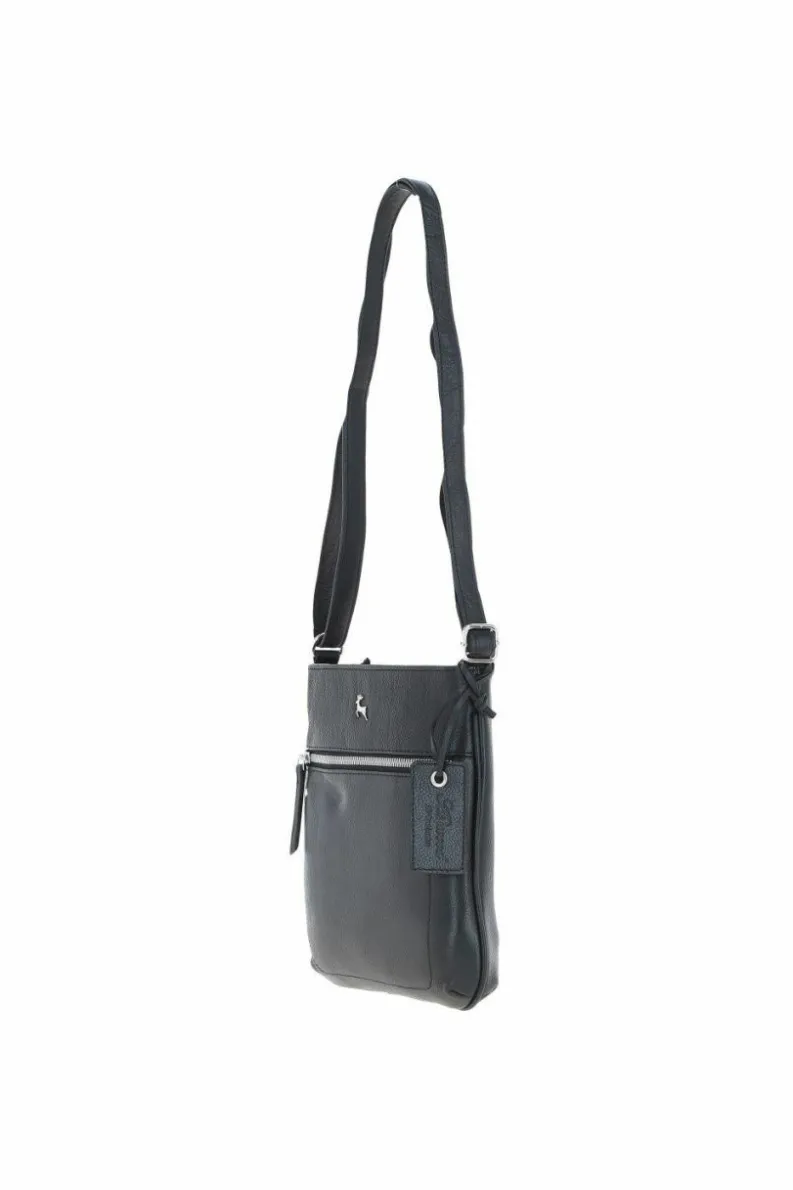 Handbags|Cross-Body Bags*Ashwood Leather Edinburgh' Real Leather Crossbody Bag Black