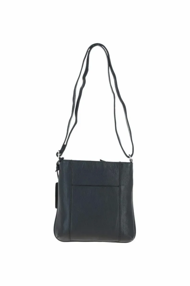 Handbags|Cross-Body Bags*Ashwood Leather Edinburgh' Real Leather Crossbody Bag Black