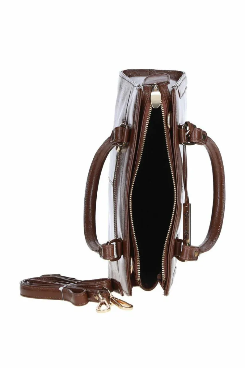 Shoulder Bags*Ashwood Leather Elegant Leather Handbag With Removable Shoulder Strap Tan