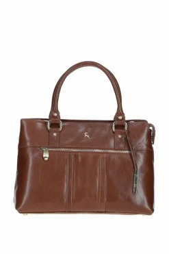 Shoulder Bags*Ashwood Leather Elegant Real Leather Handbag X Shoulder Bag Tan