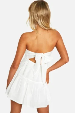 Smock Dresses*boohoo Embroidered Smock Dress white