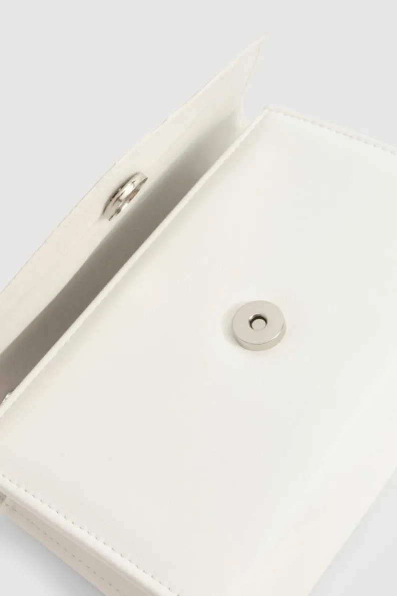Handbags|Clutch Bags*boohoo Envelope Chain Clutch Bag white