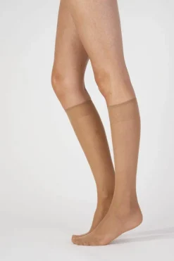 Tights & Socks|Tights & Socks*Pretty Polly Everyday 15 Denier Knee Highs 3 Pair Pack - Beige