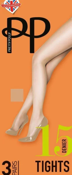Tights & Socks|Tights & Socks*Pretty Polly Everyday 15 Denier Tights 3 Pair Pack - Mid Grey