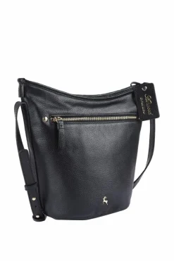 Handbags|Shoulder Bags*Ashwood Leather Expression Real Leather Shoulder Bag Black