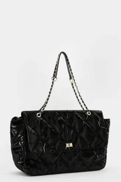 Handbags|Tote Bags*boohoo Extra Large Quilted Tote Bag black