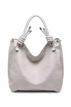 Tote Bags*Kitise Extra Large Tie Style Handle Slouchy Tote Shoulder Bag Beige
