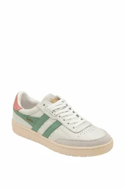 Trainers*Gola Falcon' Leather Lace-Up Trainers White