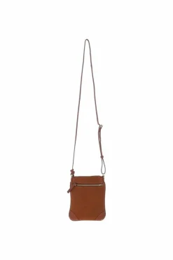 Cross-Body Bags*Ashwood Leather Fascino Fatale' Soft Suede Leather Small Crossbody Bag Tan
