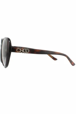 Sunglasses*Jimmy Choo Fashion Dark Havana Gradient Sunglasses Brown