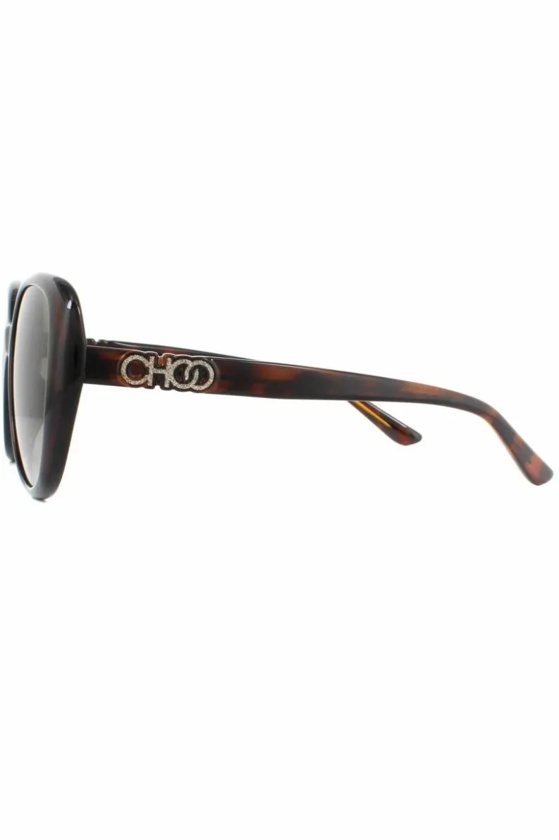 Sunglasses*Jimmy Choo Fashion Dark Havana Gradient Sunglasses Brown