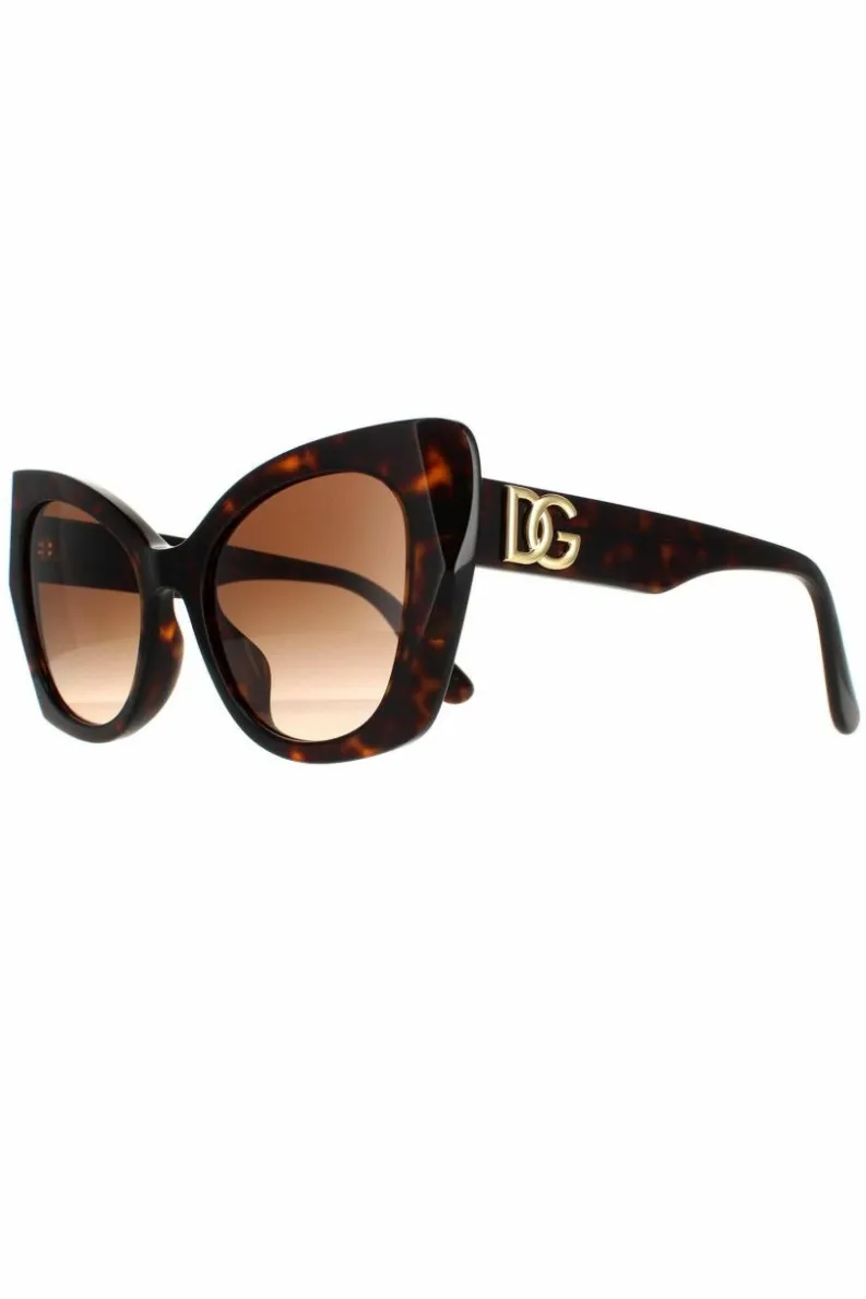 Sunglasses*Dolce & Gabbana Fashion Dark Havana Gradient DG4405F Brown