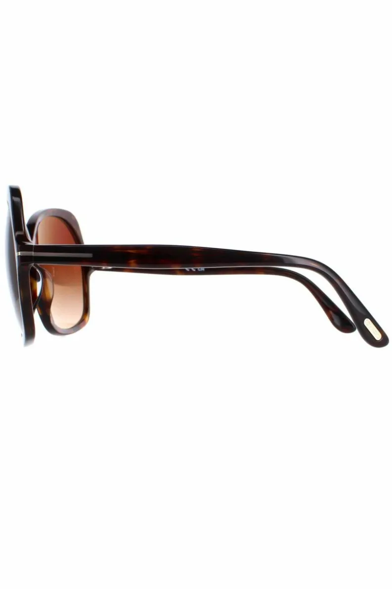 Sunglasses*Tom Ford Fashion Dark Havana Gradient Rosemin FT1013 Brown