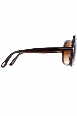 Sunglasses*Tom Ford Fashion Dark Havana Gradient Rosemin FT1013 Brown