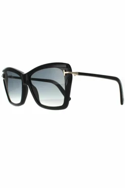Sunglasses*Tom Ford Fashion Shiny Smoke Gradient Black