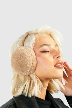 Earmuffs|Hats & Gloves*boohoo Faux Fur Earmuffs brown