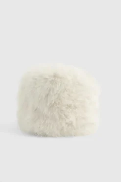 Hats & Gloves|Hats & Gloves*boohoo Faux Fur Hat white