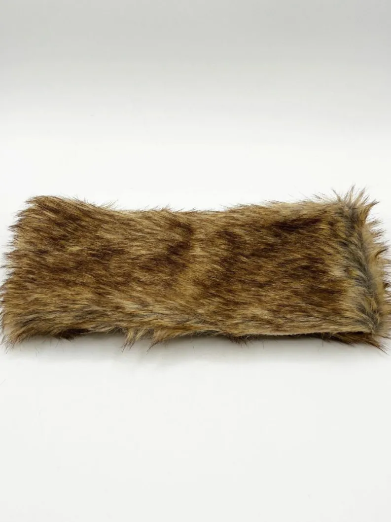 Hair Accessories*SVNX Faux Fur Headband in Brown
