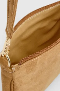 Shoulder Bags|Handbags*boohoo Faux Suede Shoulder Bag tan