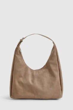 Shoulder Bags|Handbags*boohoo Faux Suede Slouchy Shoulder Bag taupe