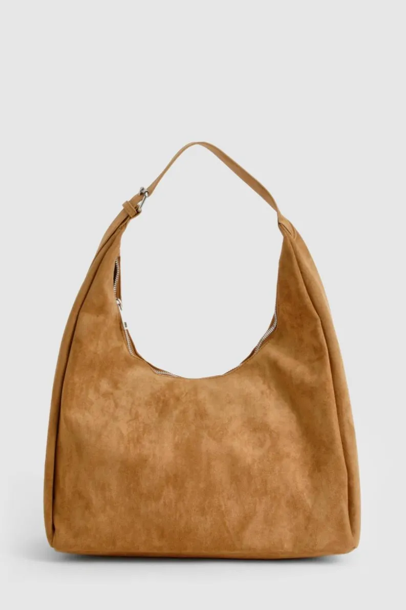 Shoulder Bags|Handbags*boohoo Faux Suede Slouchy Shoulder Bag tan