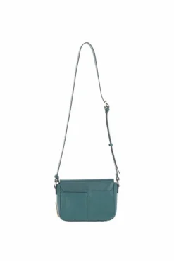 Cross-Body Bags*Ashwood Leather Flap Over Real Leather Crossbody Bag Green