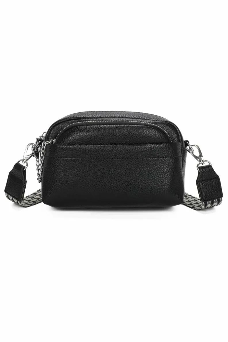 Cross-Body Bags|Handbags*Kitise Front Pocket Crossbody Bag With Detachable Purse Black