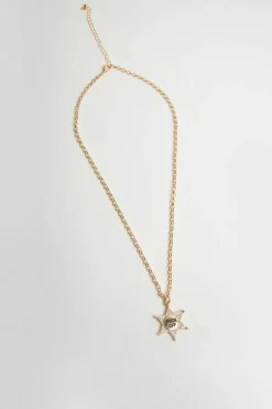 Necklaces*NastyGal Fuck Off Sheriff Star Necklace gold