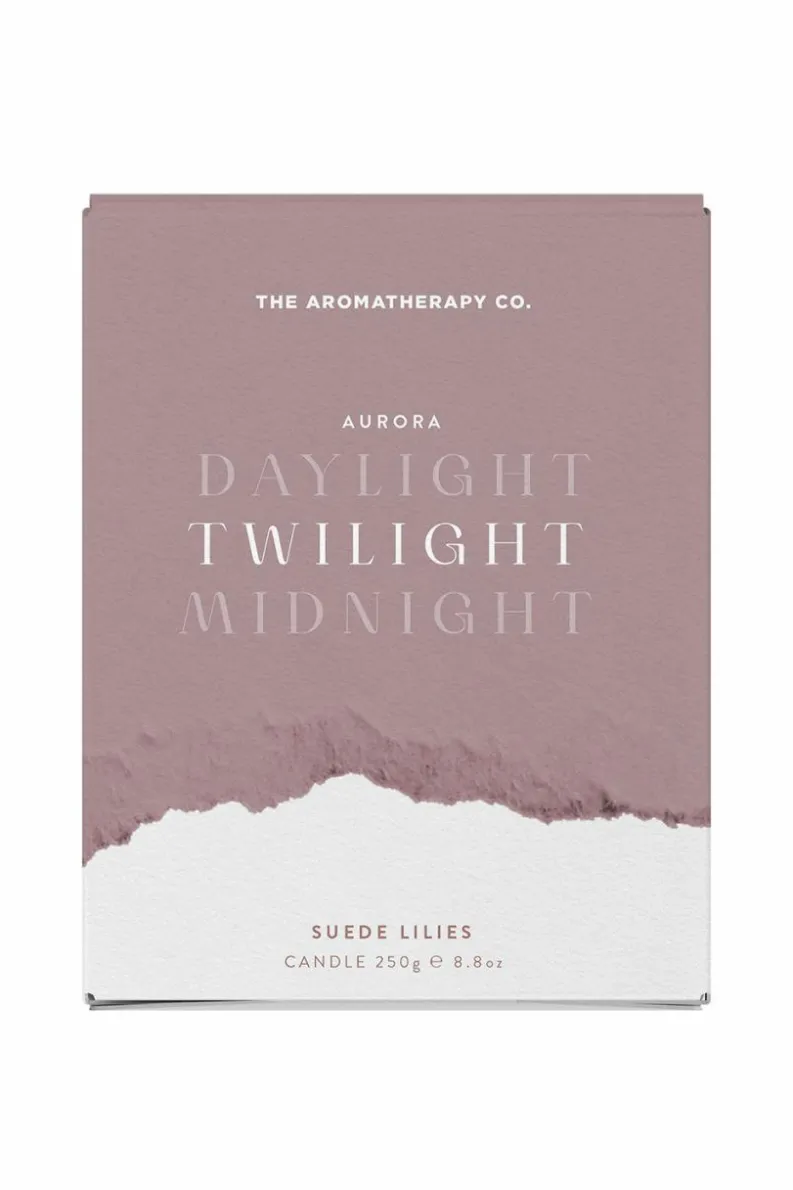 Candles & Diffusers|Candles*The Aromatherapy Company 250g Aurora Twilight Ceramic Candle Suede Lilies Multi