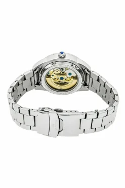 Watches*Empress Godiva Automatic MOP Bracelet Watch Black
