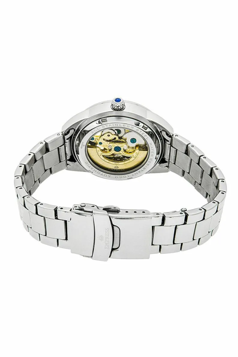 Watches*Empress Godiva Automatic MOP Bracelet Watch Black