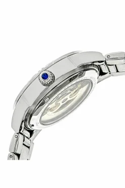 Watches*Empress Godiva Automatic MOP Bracelet Watch Black