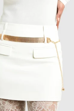 Belts*boohoo Chain Chunky Belt gold