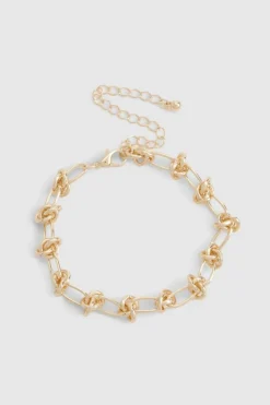 Bracelets*boohoo Chunky Knot Bracelet gold