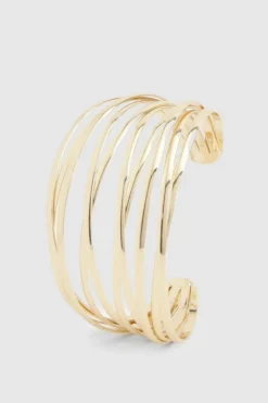 Bracelets*boohoo Cut Out Bangle gold