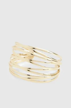 Bracelets*boohoo Cut Out Bangle gold
