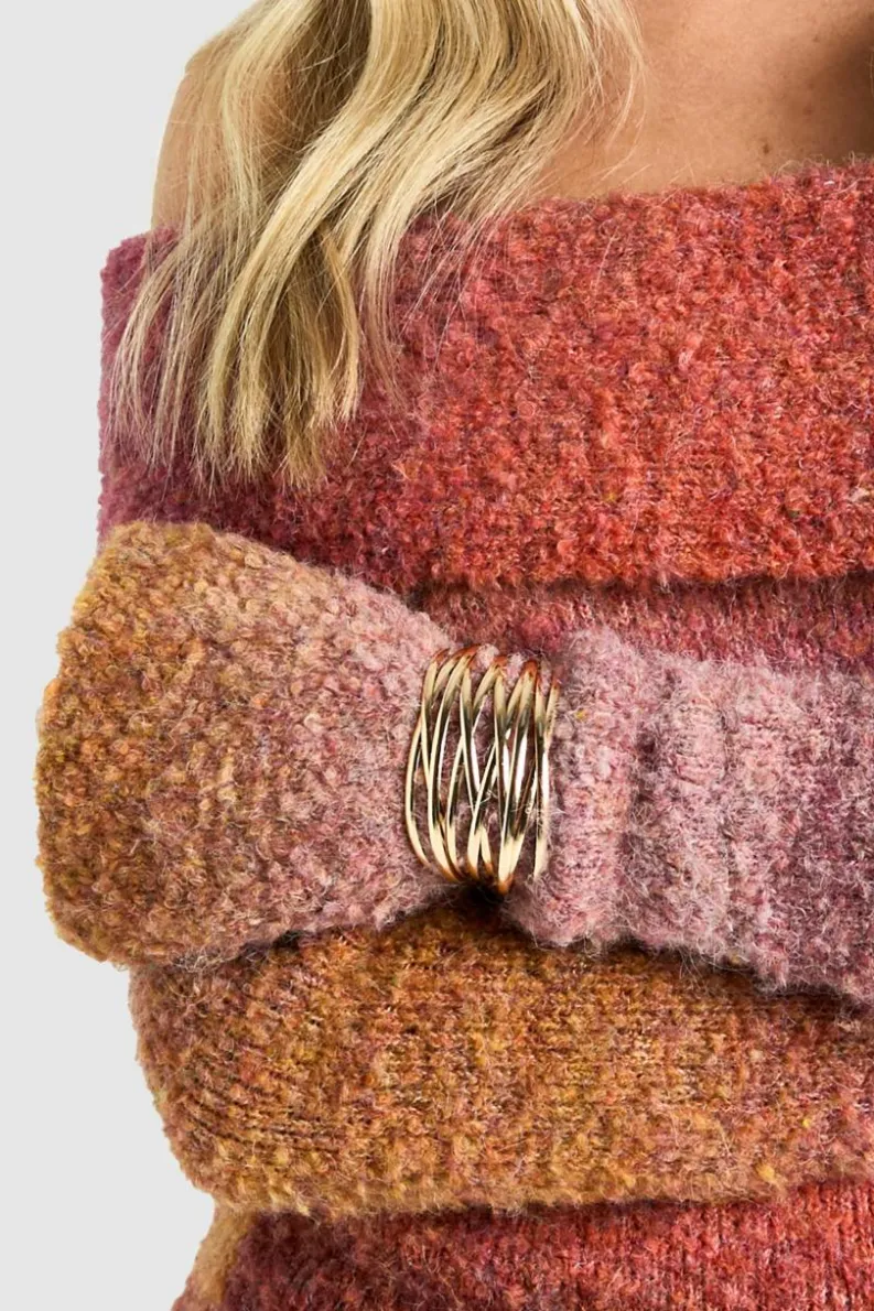 Bracelets*boohoo Cut Out Bangle gold