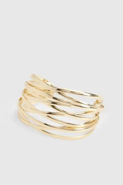 Bracelets*boohoo Cut Out Bangle gold