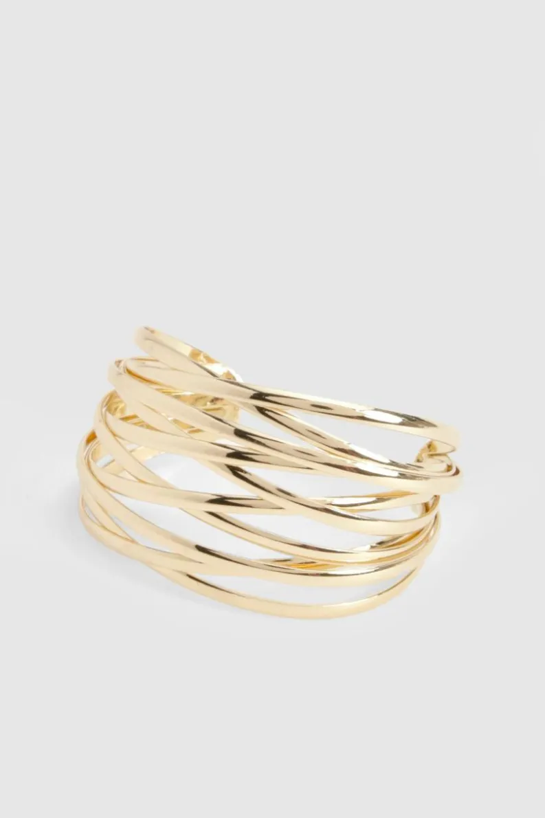 Bracelets*boohoo Cut Out Bangle gold