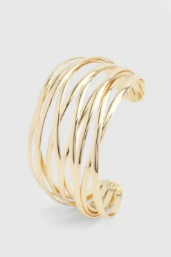 Bracelets*boohoo Cut Out Bangle gold