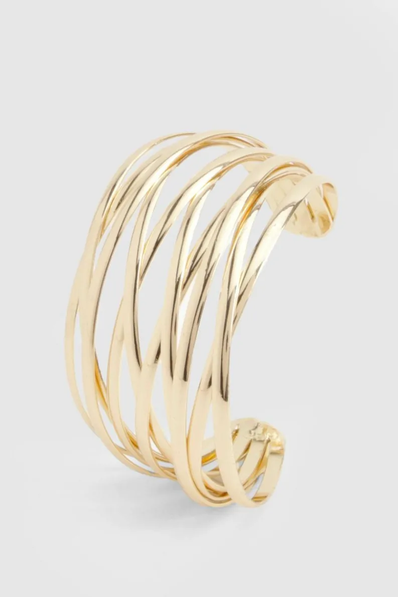 Bracelets*boohoo Cut Out Bangle gold