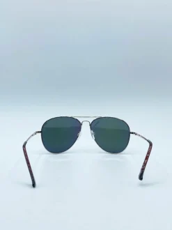 Sunglasses*SVNX Gold Frame Aviators with Mirrored Lenses Pink