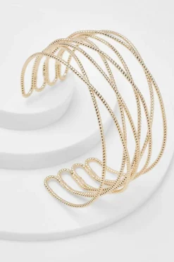 Bracelets*boohoo Hollow Bracelet Cuff gold