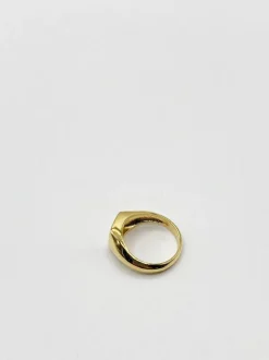 Rings*SVNX VC Engraved Signet Ring Gold