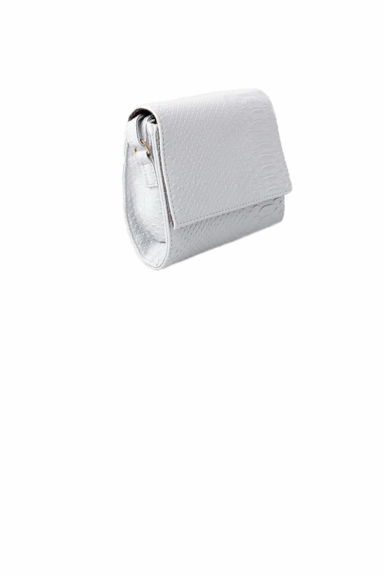 Cross-Body Bags*SVNX Croc Cross Body Bag Grey
