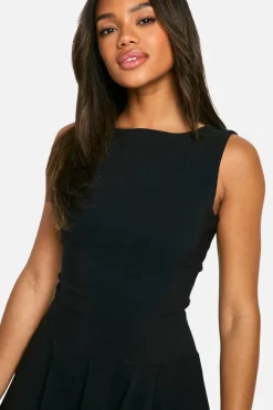 Mini Dresses|Dresses*boohoo Hanky Hem Mini Dress black